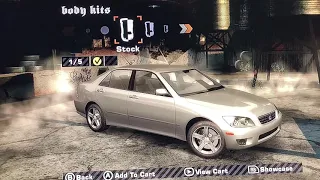 Need for speed most wanted Lexus all body kits