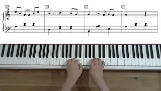 Barbara - Gottingen - Niveau Débutant - Piano (avec partition)