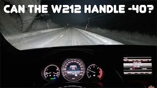 W212 Extreme Cold Drive Almost -40,0 °C