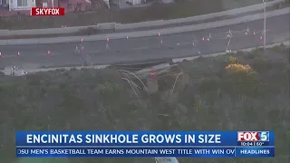 Encinitas Sinkhole Grows In Size