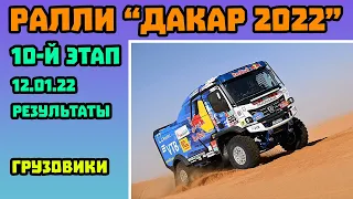 Грузовики. Dakar 2022 - Дмитрий Сотников Выиграл Десятый Этап "Дакара" - 12.01.22