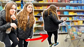 FOLLOWING PEOPLE IN STORES and BUYING WHAT THEY BUY!! | JKREW