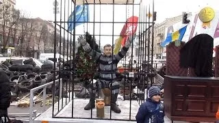 Киев Януковича посадили в тюрьму тюремную клетку #euromaidan