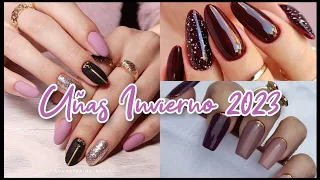 UÑAS INVIERNO TENDENCIA 2023 #diseñosdeuñas #tendenciaenuñas #nails #diseñosdeuñas