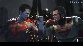 Injustice 2 - Bizarro vs Superman - Intros & Clashes (Бизарро против Супермена) rus