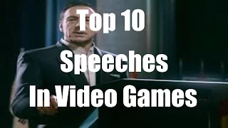 Top 10 Speeches In Video Games(Mass Effect, Gears of War, Halo, and More!)