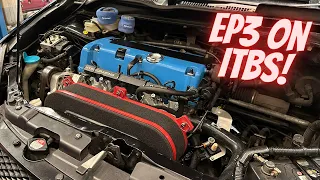 ITBS vs Skunk2 Inlet Manifold and Throttlebody on Honda Civic Ep3 TypeR