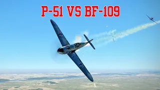 [IL2] Tiêm kích Mỹ P-51 vs tiêm kích BF-109 của Đức.