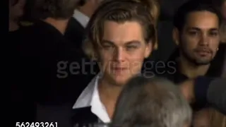 leonardo dicaprio at the romeo and juliet premiere (1996)