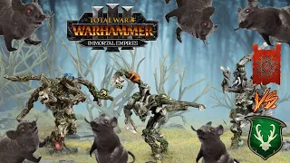 VERMTIDE MEETS THE TREE FOLK | Skaven vs Wood Elves - Total War Warhammer 3