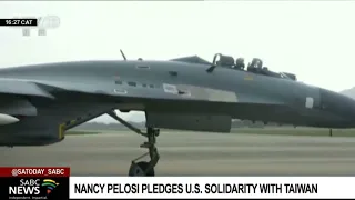 Nancy Pelosi pledges U.S solidarity with Taiwan
