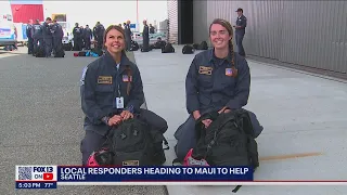 PNW volunteers, first-responders fly to Maui in wake of wildfire disaster | FOX 13 Seattle