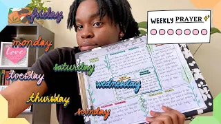 My Weekly Prayer Schedule/Guide | How to make a prayer schedule I How to pray everyday