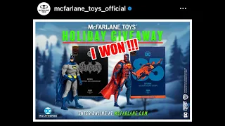 McFarlane SDCC 2023 Exclusive KNIGHTFALL BATMAN & 85th ANNIVERSARY SUPERMAN Figures HOLIDAY GIVEAWAY