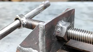 Very few welders know how to make a simple metal vise