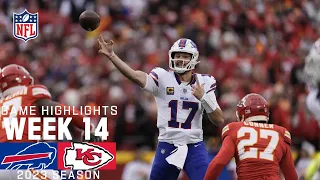 Buffalo Bills vs. Kansas City Chiefs | 2023 Week 14 Game Highlights