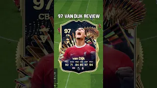 97 Van Dijk Review in EA FC 24 #shorts #short #fc24 #eafc24 #vandijk #vvd #tots #teamoftheseason