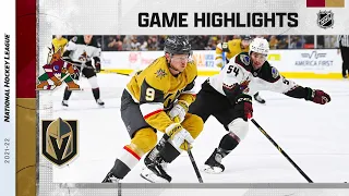 Coyotes @ Golden Knights 4/9 | NHL Highlights 2022