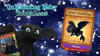 Rise of Berk ~ Unlocking Baby Toothless 💚🖤