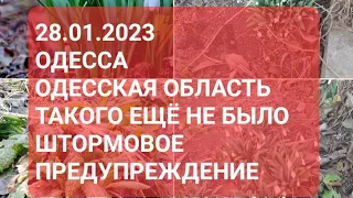 28 января 2023 г.Одесса .Одесская область. Такого ещё не было в Одессе!