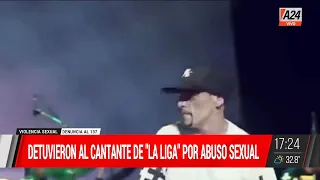 🚨Detuvieron al cantante de "La Liga" por abuso sexual