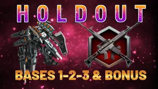War Commander Holdout Bases 1-2-3 & Bonus Free Repair .