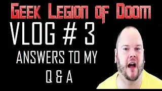 VLOG # 3 - Answers from Q&A with prizes for certain questions