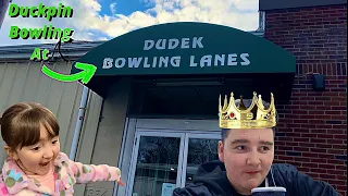 Duckpin Bowling At Dudek Bowling Lanes