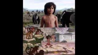 The Jungle Book 2016 Trailer Comparison