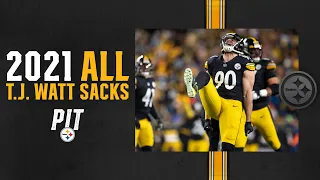 2021 Highlights: All 2021 Season T.J. Watt Sacks | Pittsburgh Steelers