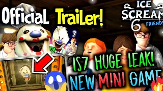 5 Things YOU Just MISSED In Ice Scream 6 OFFICIAL TRAILER! | Ice Scream 7 New Leak | Keplerians