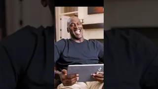 Michael Jordan laughing at LeBron James 😂😂