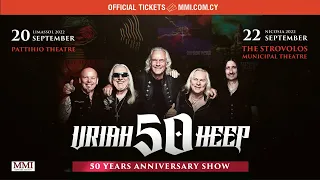 URIAH HEEP are coming to Cyprus to celebrate the 50th anniversary of their music career!