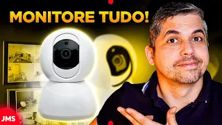 Como Monitorar sua CASA pelo CELULAR COM UMA CÂMERA ROBÔ WIFI!