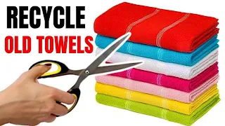 DIY - 3 Ideas to Recycle Old Towels