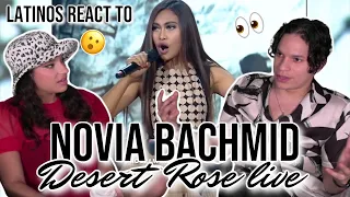 Latinos react to NOVIA BACHMID cover of Desert Rose by Sting ft Cheb Mami in Indonesian Idol 😲