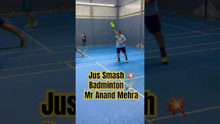 Jus Smash by Mr Anand Mehra #badminton #badmintontips #badmintonlovers #badmintontraining chennai