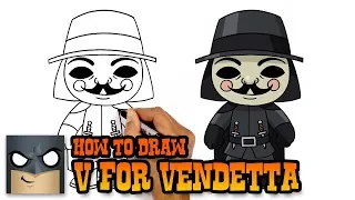 How to Draw V for Vendetta | Awesome Step-by-Step Tutorial