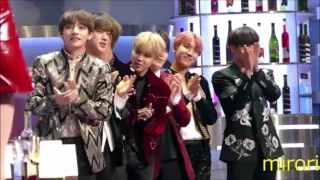 BTS reaction to TWICE (Song of the Year) at MAMA 2016 ver.2