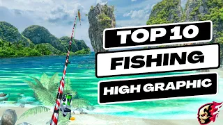 Top 10 Fishing Games | Fishing Planet | Ultimate Fishing Simulator | Fishing Life | Android & iOS