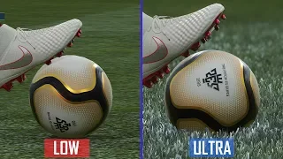 Pro Evolution Soccer 2019 - Low vs Ultra Graphics Comparison (PC 1080P 60FPS)