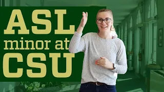 American Sign Language (ASL) minor at Colorado State University