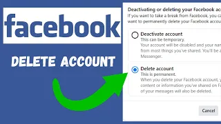 How to Delete your Facebook account on a PC/Laptop 2024