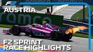 F2 Sprint Race Highlights | 2020 Austrian Grand Prix