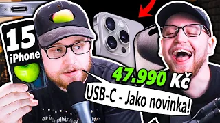 Agrael reaguje na Nový iPhone 15 - USB-C je ZDE! - Za 47 990 Kč