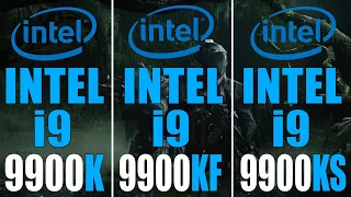 INTEL i9 9900K vs INTEL  i9 9900KF vs INTEL i9 9900KS | PC GAMES TEST |