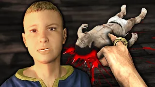 Skyrim VR But I Adopt A Child And Make Him A Cannibal