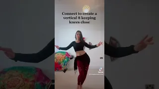 LEARN TO BELLY DANCE | HOW TO DO AN INWARD MAYA (VERTICAL FIGURE 8)