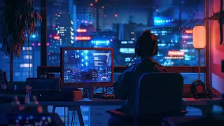 No Copyright Lofi Beats | Neon Nights Gaming Session 🌆 | Chill Vibes with Lofi Hip Hop Mix 2024