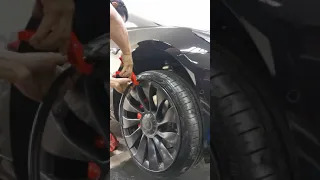 Tesla Wheels Protection Installation | VIP Line Auto Accessories